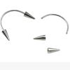 Fashion Lips Ring Stainless Steel Septum Piercing In Mouth Ring Puncture Earrings Hoop Nose Ring Body Piercing Jewelry LS