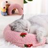 Soft Pet Pillow Cushion for Cats Dogs Thick Cotton Sleeping Headrest Comfortable Bite Resistant Pet Bed Accessory
