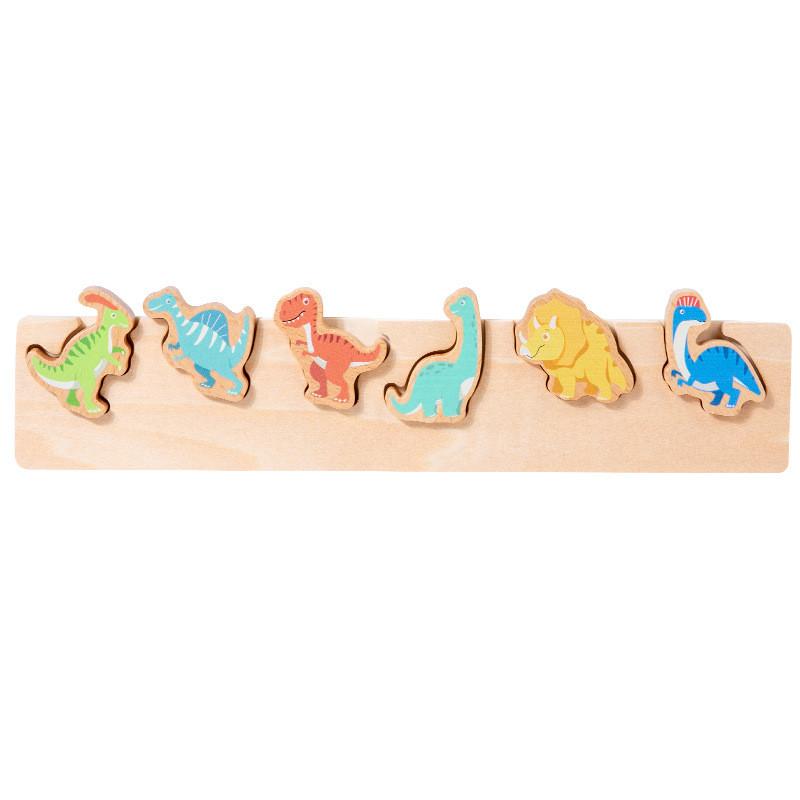 Wooden 3d Kids Shape Puzzle Animal Figures Early Education Cognitive Development