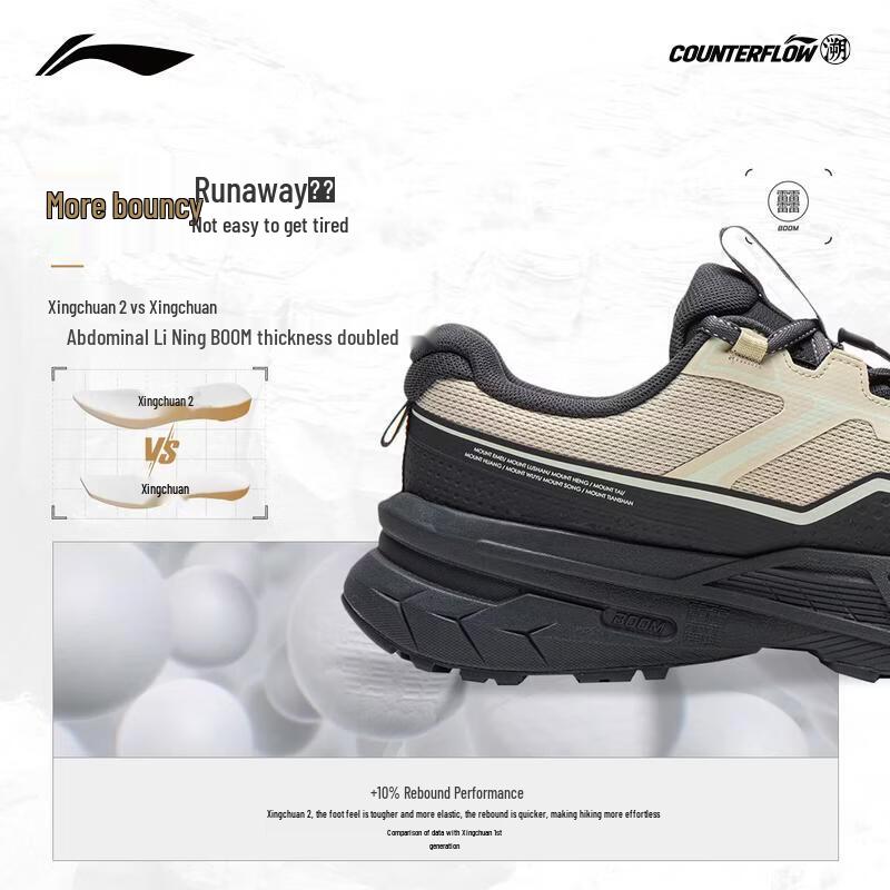 Li-Ning Xingchuan 2 Outdoor Lightweight Hiking Shoes