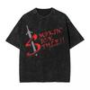 Devil May Cry T Shirt Washed Oversized Streetwear Hip Hop Vintage TShirts for Men Women Clothing Short Sleeve Cotton Tee Shirt