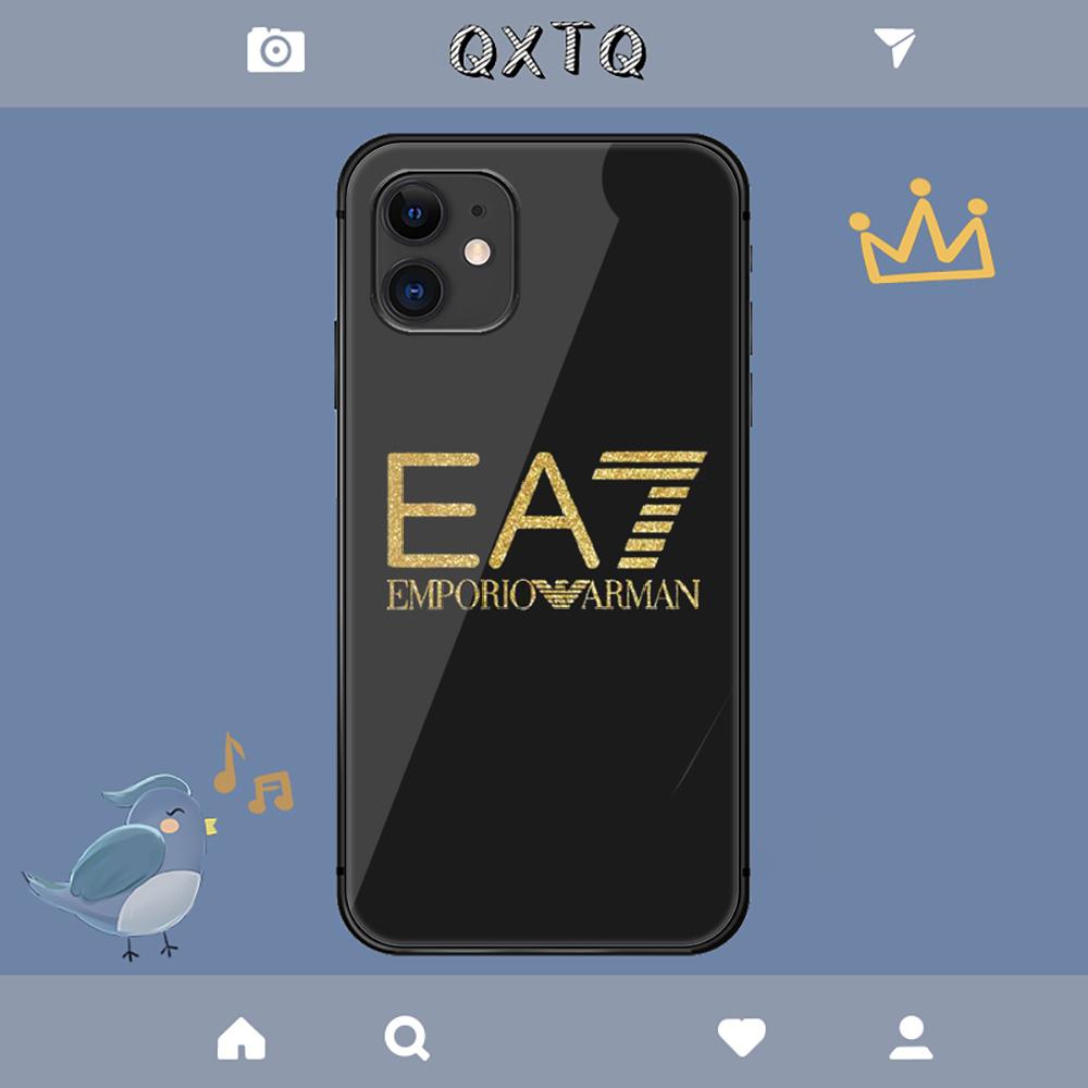 Custodia Logo Marchio Italiano Armanis Per iPhone Samsung Galaxy Redmi Note S 17 16 15 14 13 20 24 25 54 Pro Max Ultra Fe Copertura in Vetro Temperato