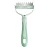 Deshedding Dog Brush for Long Haired Dogs Cats Undercoat Shedding Rake for Dematting Detangling Matted Fur And Knots Pet Grooming Supplies