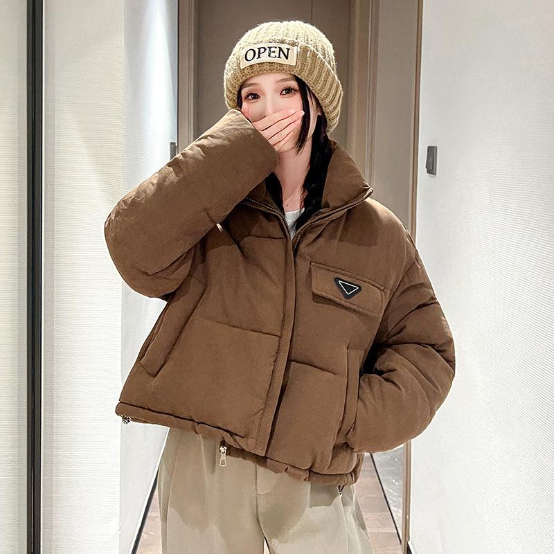 

Winter Femininity Commuting Simple Thick Short Down Cotton-padded Jacket Coat. M