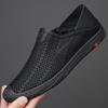 Neuankömmling Sommermode Herren Luftatmungsaktives Mesh Komfort Freizeitschuhe Slipper Männlich Hochzeitskleid Heimkehrschuhe