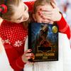 2D Advent Calendar Box, Christmas Countdown Calendar (with Dragon Decorative Toy), 24-Day Christmas Advent Calendar, Christmas Tree Decoration
