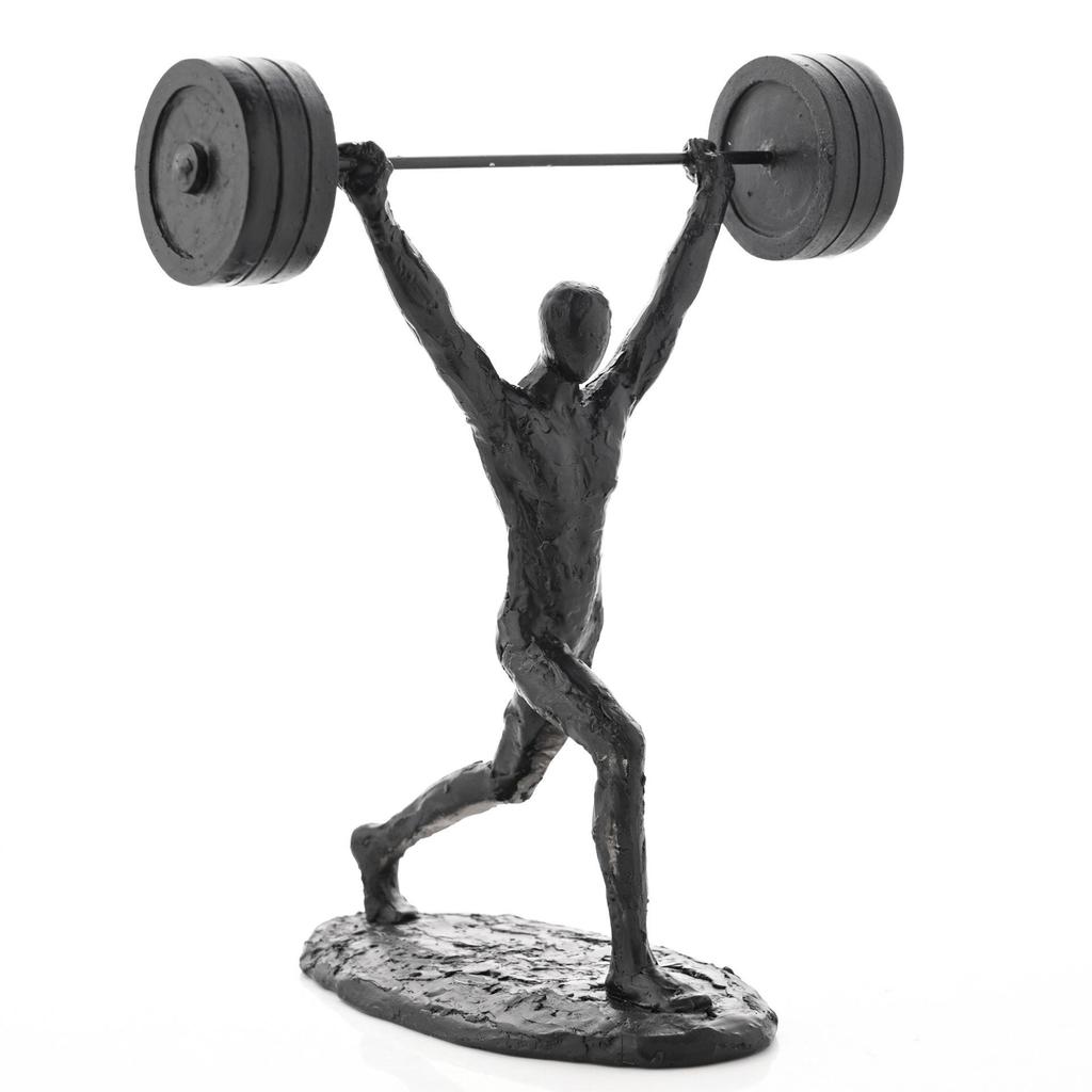 Harvey Makin Weightlifting Figurine
