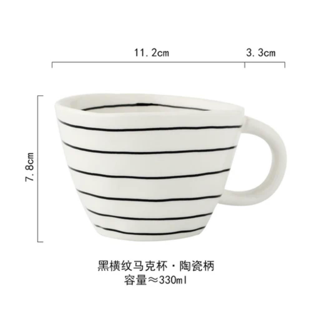 330ml Ceramic Mug with Handle Coffee Cup Afternoon Tea Cup Milk Tea Cups Milk Mug Coffee Mugs Drinkware Teacup Water Cups