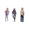 Moreart 164 Miniature Figure 3-Piece Set MO223039 Model Girl Model Diorama Miniature Car [Used]