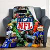 Nfl Stars Throw Blanket Flannel Blanket Soft Warm Sofa Bed Camping home Decor Unique Christmas Gift C1024