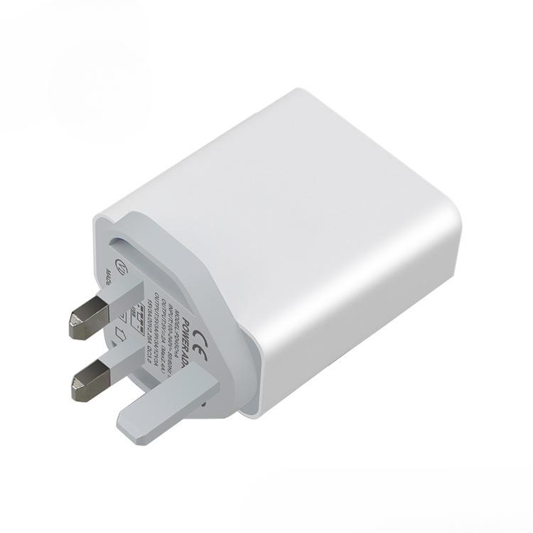 

Multi-protocol PD True Fast Charging Dual USB Smart Travel Charging 30W/45W British Standard Power Flash Charging Head Multi-port Optional