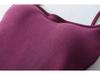 Canotta Calda in Pile da Donna Stile Spicy Girl: Top aderente, elasticizzato, senza maniche con coppe al seno per Autunno/Inverno