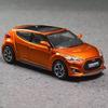 1/64 Hyundai Modern Veloster Turbo Alloy Scale Car Model Diecast Metal Simulation Collection Ornament Miniature Model Car Kid Toy Vehicl