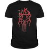 Anarchy Punishment Flowing Blood Skull T-Shirt 100% Cotton O-Neck Summer Short Sleeve Casual Mens T-shirt Size S-3XL