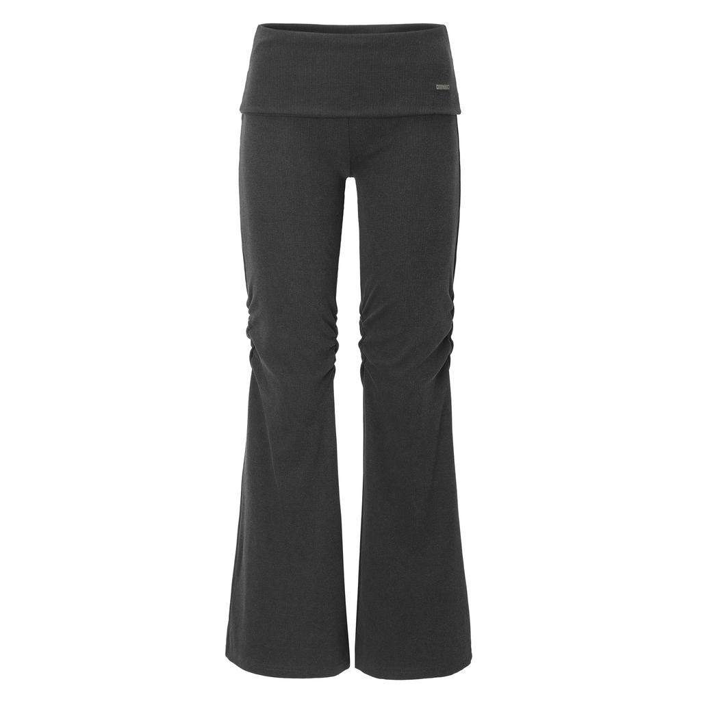Kakipointeu Vintage Bootcut Pants (Charcoal)