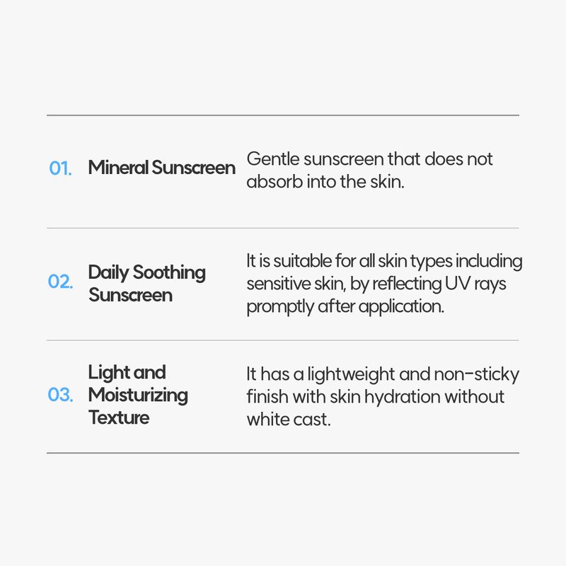 ROVECTIN *renewal* Aqua Soothing Sun Cream SPF50+ PA++++