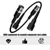 BNC Male To Male Coaxials Test Cable for High Performances Signal Testing In Lab and Engineering Easy Installion