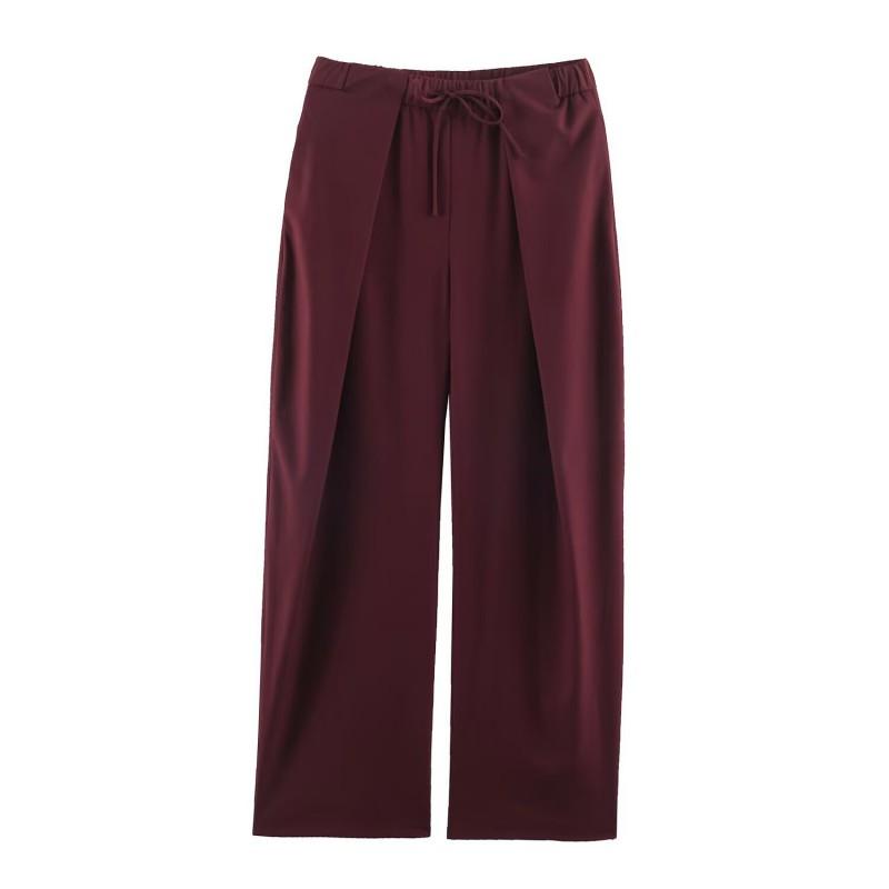 Womens Casual Pleated Pants 2026 Commute Fashion Versatile Trousers 4043267