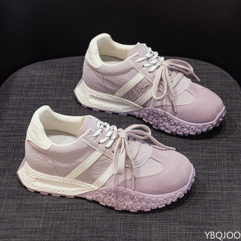 Fashionable Versatile Thick Soled Spring Summer Women's Shoes Casual Comfortable Sneakers Lightweight Breathable Women's Shoes