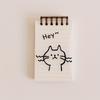 3PCS Simple PP Waterproof Loose-leaf This Horizontal Line Cartoon Pocket This 6-hole Loose-leaf Plastic Ring Buckle Removable Portable Notepad