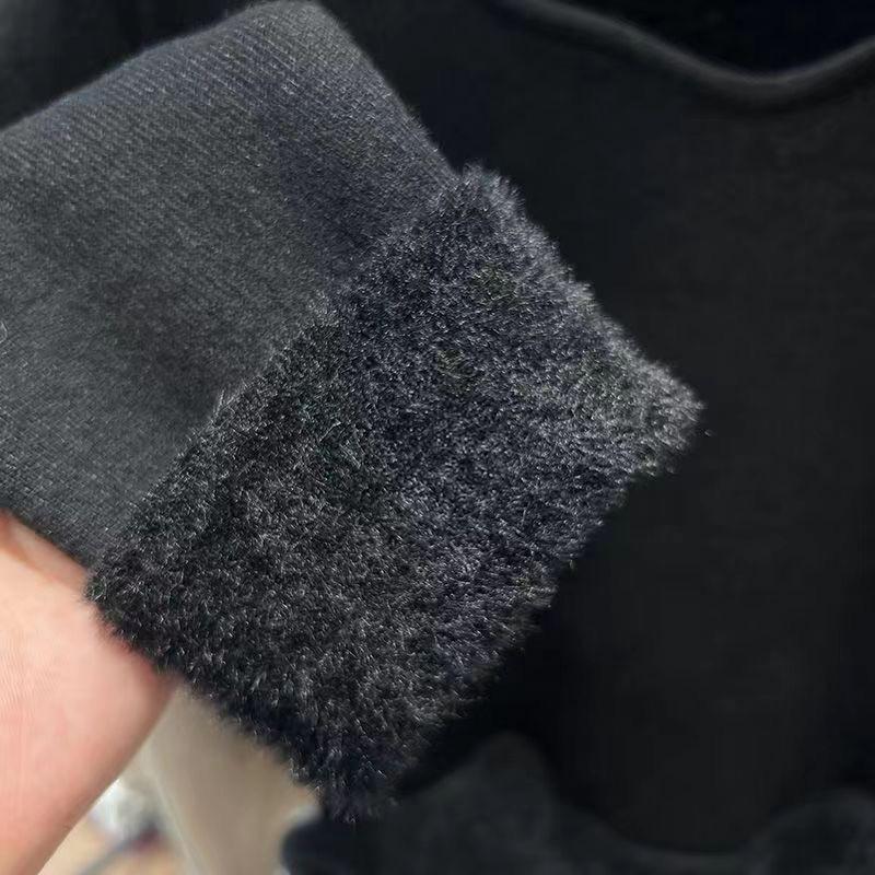 2023 Plush Low-Neck One-Piece Knit Base Layer Sweater for Women - Thickened and Warm Winter Wear.
