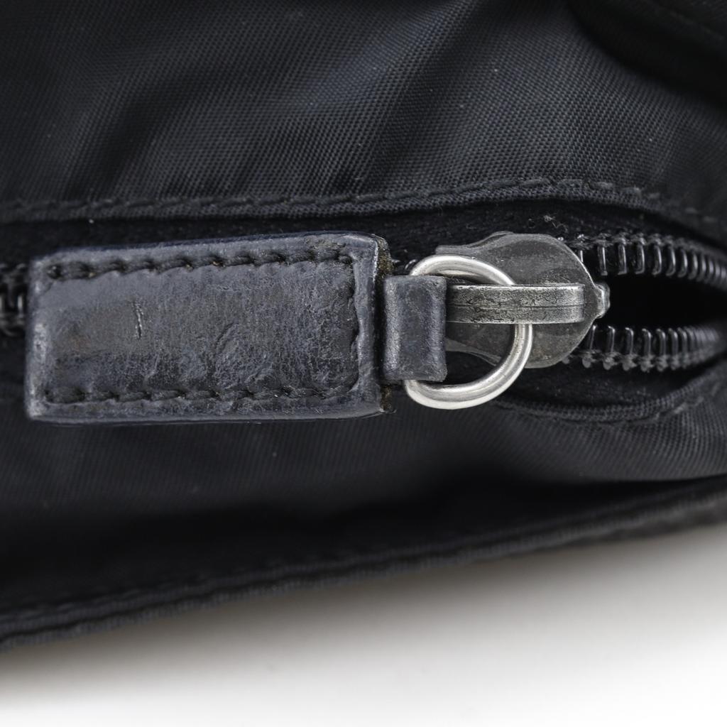 PRADA Shoulder Bag black Nylon Women Used