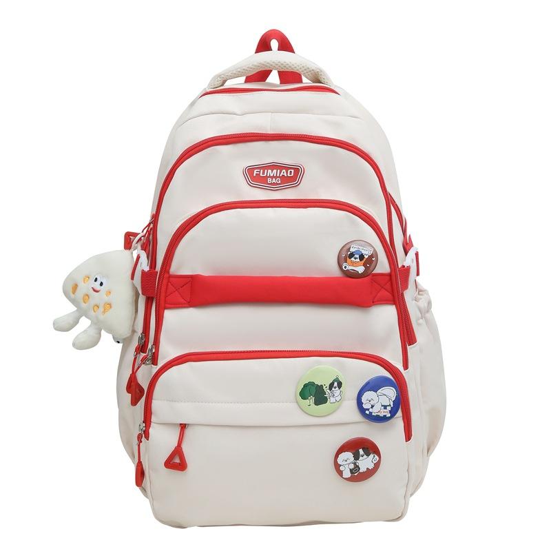 Цветной школьный рюкзак для девочек