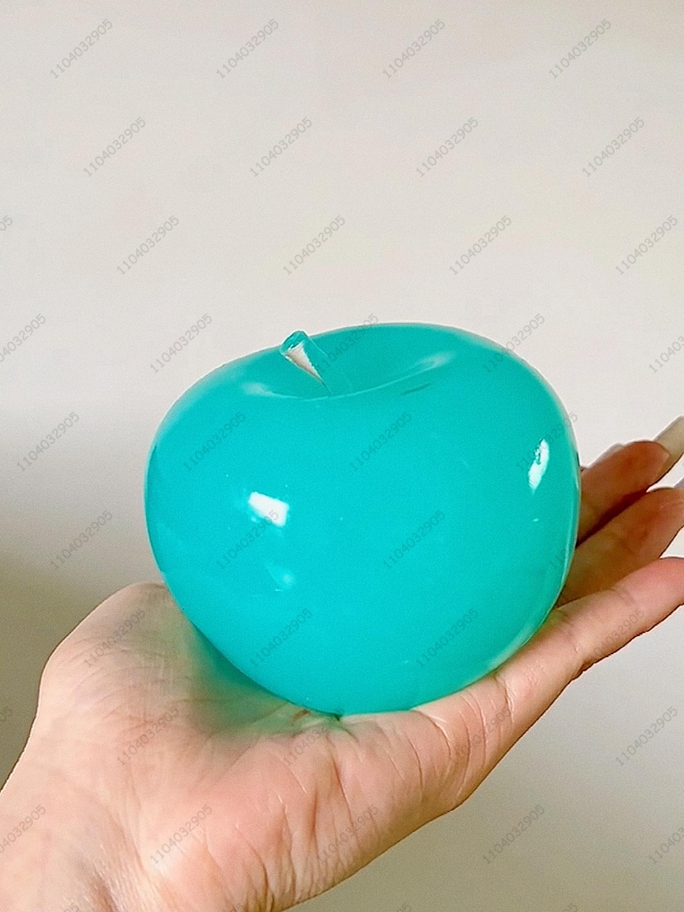 Big Apple Stressbal Appel Fidget Speelgoed Niet-Stuiterende Knijpbal ASMR Sensorisch Speelgoed voor Kinderen Volwassenen Anti-Stress Festival Cadeaus