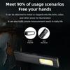 Mini Portable Flashlight Rechargeable Head Light Waterproof LED Headlamp for Hiking Running Repairing Fishing Cycling with Tail Magnet