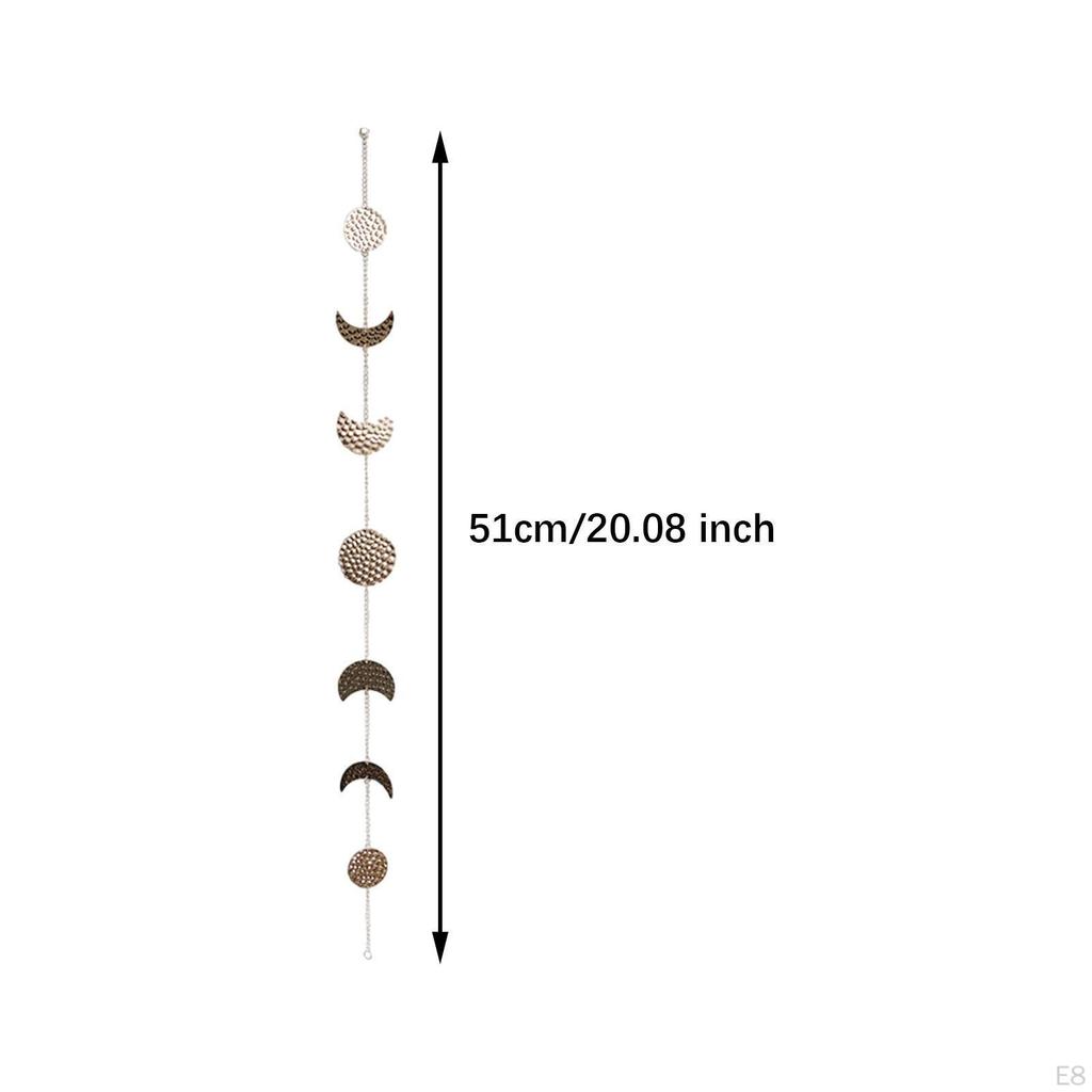Moon Phase Wall Hanging Decor Decor,Headboard Decor,Hanging Ornament,Boho,Moon Cycle Banner for