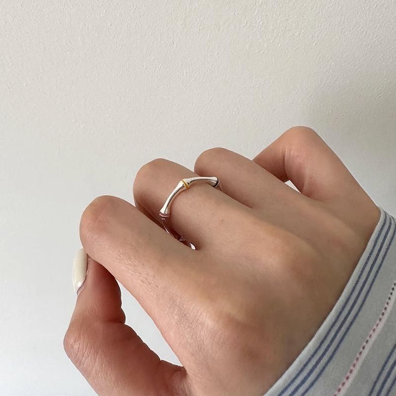 Chic And Unique Irregular Colorful Glaze Adjustable Copper Ring For Women