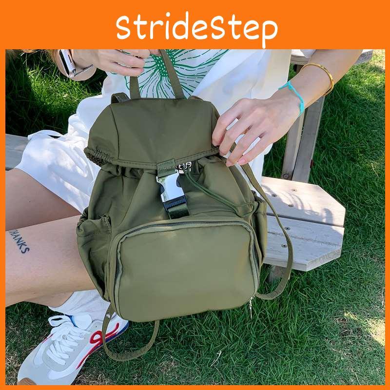 Color Solid Casual Travel Nylon Backpack Waterproof Design Teens Bag Students