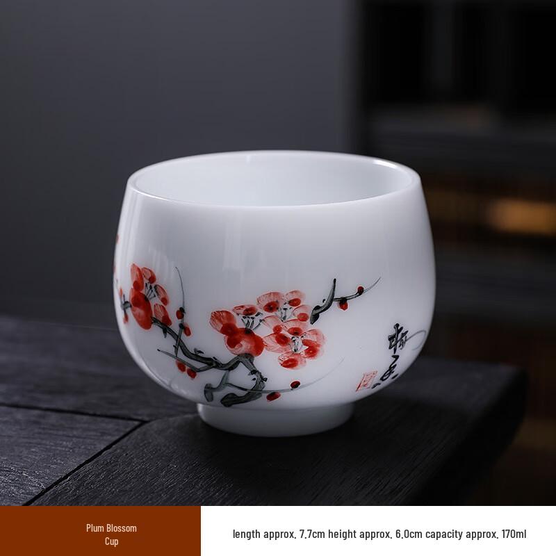 Shangqi Ceramic Master Tea Cup - Bamboo Charm