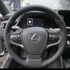 100% Fit For Lexus ES300h 2019-2021 ES350 2019-2021 Hand-stitched black Genuine Leather non-slip car steering wheel cover ytr3