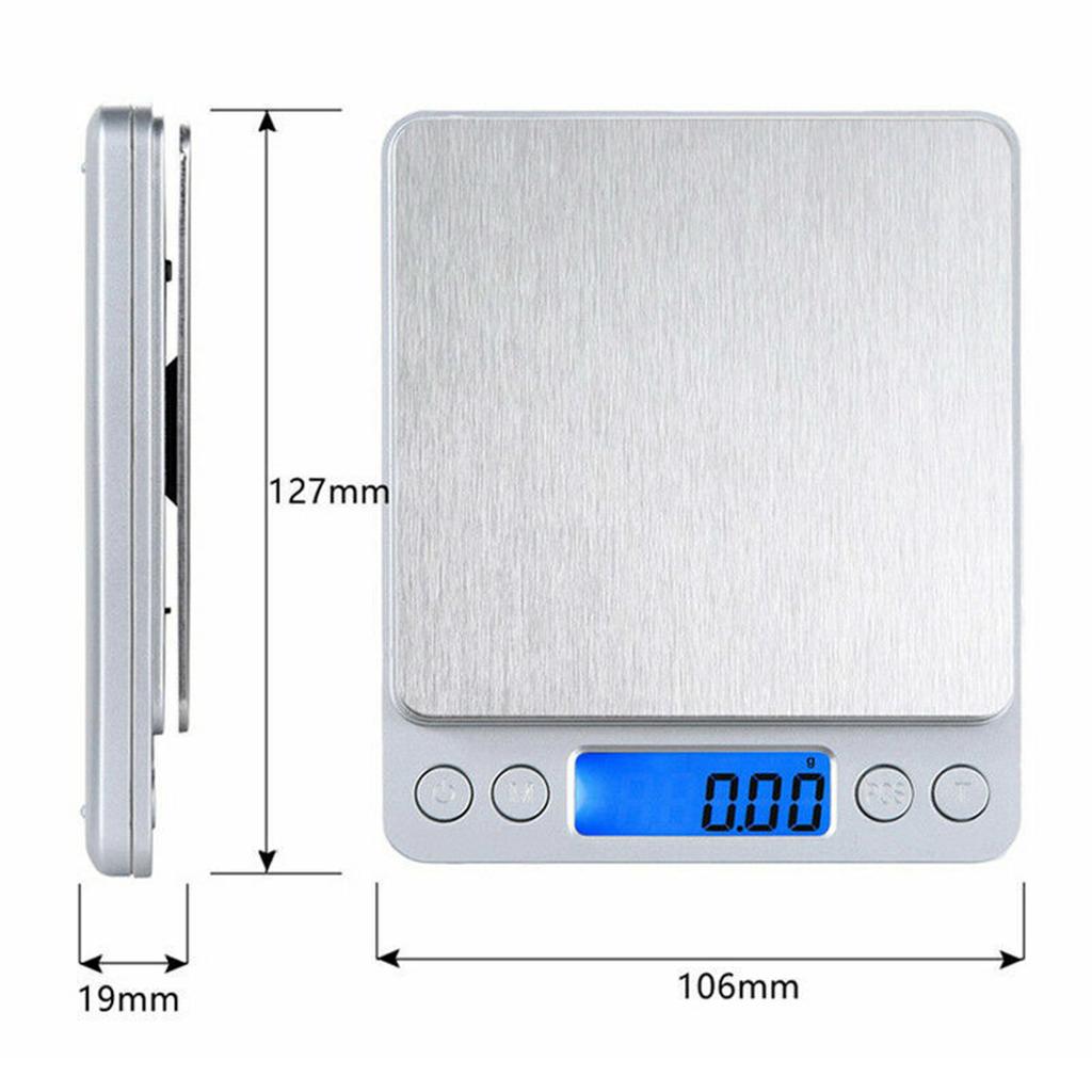 Cantar digital de bucatarie de 3 kg/0,1 g Balanta electronica LCD Cantar postal pentru greutatea alimentelor