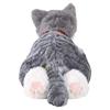 Sunlemon Knee Cat Plush Toy White 13x36x15cm Cute Animal Stuffed Cat P-7812
