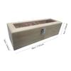 Bamboo Tea Storage Box 5 Compartments with Acrylic Window Flip Top Lid Airtight Container for Tea Bags Organizer, Chinese Tea Accessories