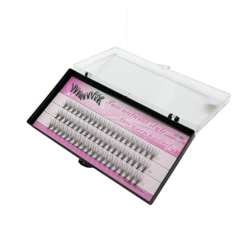 

60 шт., индивидуальные кластерные ресницы, профессиональный макияж, накладные накладные ресницы для наращивания ресниц, вкладки для накладных ресниц 0.10mm&11mm