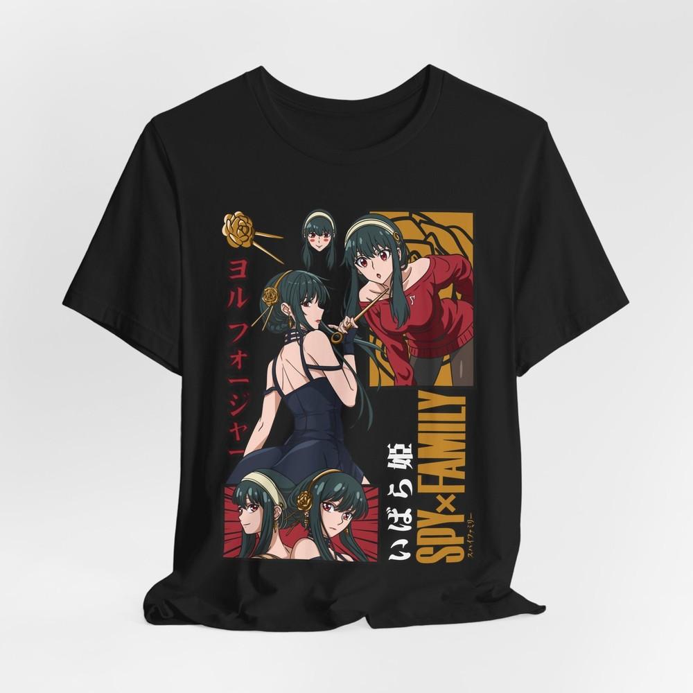 Yor Anime Graphic Tee, Unisex T-Shirt, Japanese Animation Shirt, Otaku Clothing,