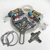Motorcycle 2 piece RPM Brake Calipers with 220 mm Brake disc  For Rear Flat Fork Brake System For Scooter Motorbike Modify