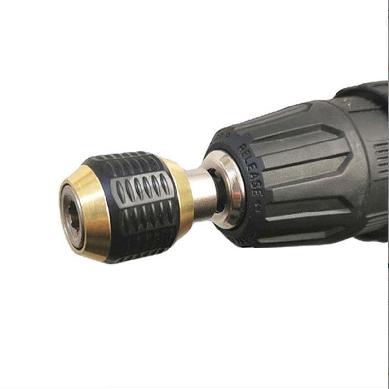 Large Head Pop-up Quick Release Self-locking Hexagonal Handle Extension Rod Electric Drill Driver Conversion Screwdriver Tool