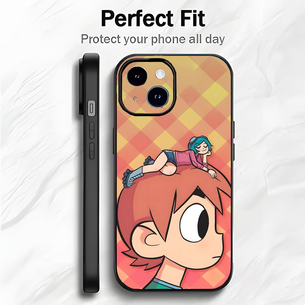 Fun Movie S-Scott Pilgrim Vs. The World Phone Case Phone Case Soft Packaging Lightweight For iPhone17 16 15 14 13ProMax iphone12promax