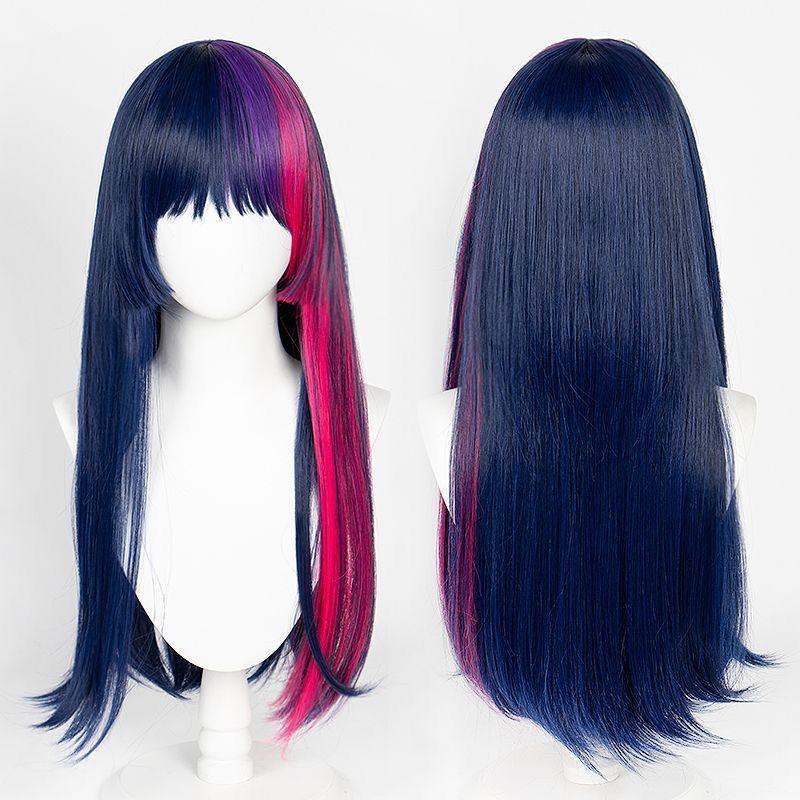 My Little Pony Equestria Girls Purple Long Straight Hair High-Temperature Silk Anime Cosplay Wig
