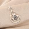 Black Rutile Gemstone 925 Sterling Silver Jewelry Designer Pendant 1.40" For Birthday Gift PP-19-20