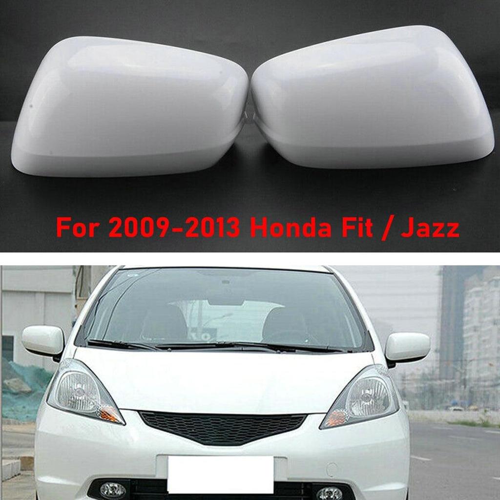Rear View Mirror Cover Shell Housing Trim For 2009-2013 Honda Fit/Jazz (Left+Right Side)