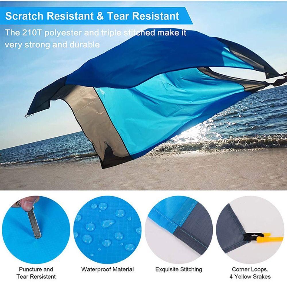 Camping Equipment Outdoor Picnic Pad Anti-Sand Blanket Folding Camping Mat Waterproof Beach Mat