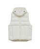 Standarderror 87-Stan022 Essential 2-Way Detachable Hooded Padded Vest Ivory