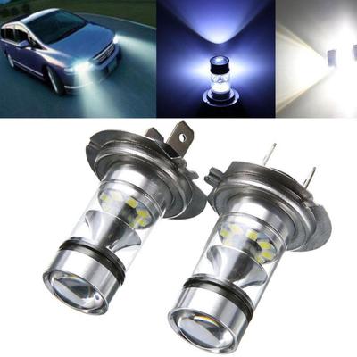 1/2 st 100W Cree Led körljus 8000K bildimljus H4 H7 vitljus bilstrålkastare