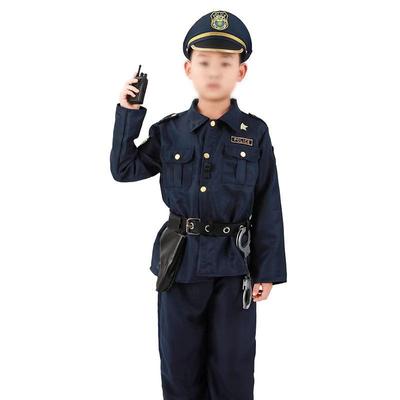 Kinder-Polizisten-Auftrittskostüme, besondere Polizeiuniformen, Aufführungskostüme für Jungen und Mädchen