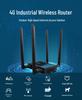 Cross-America 4G LTE Wireless Router: Eurasia Smart Full Network Access WiFi Router.